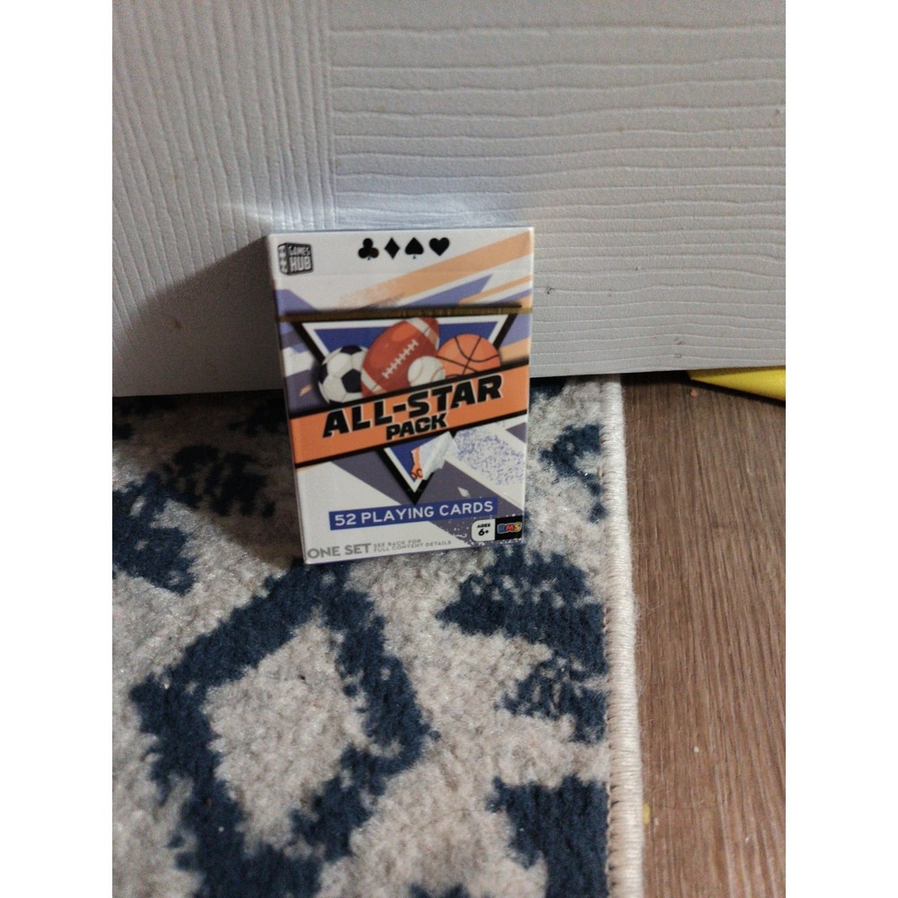All-Star Pack Sports Themed Sealed Deck of Playing Cards